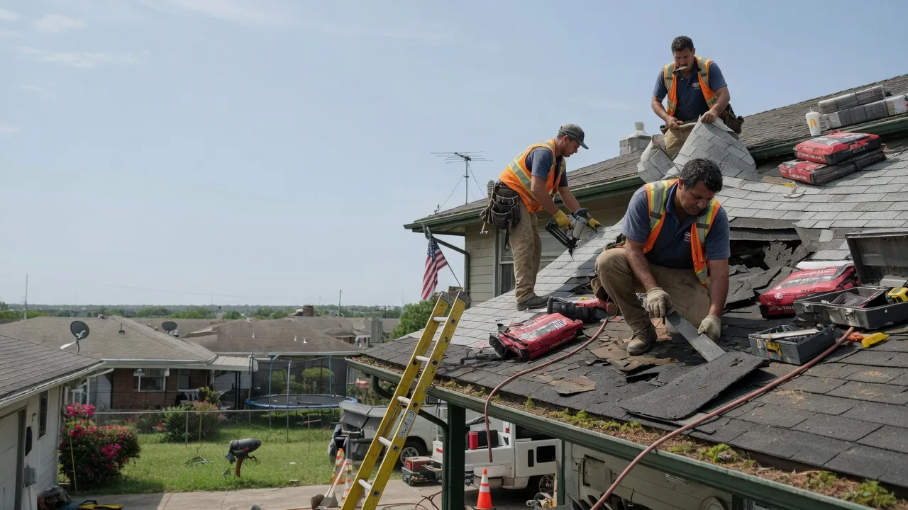 Roof Repair in Roaring Springs, TX near me
